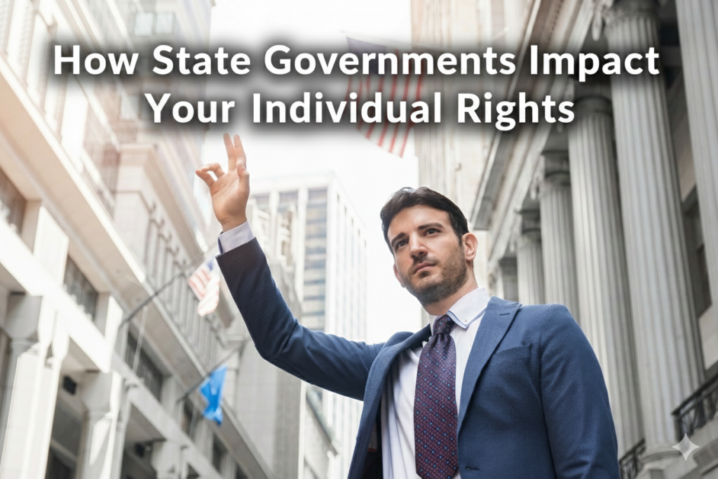 State governments influencing individual rights.